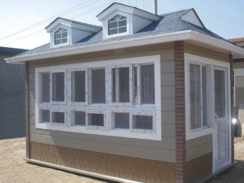 金屬雕花板崗亭JW-JS007